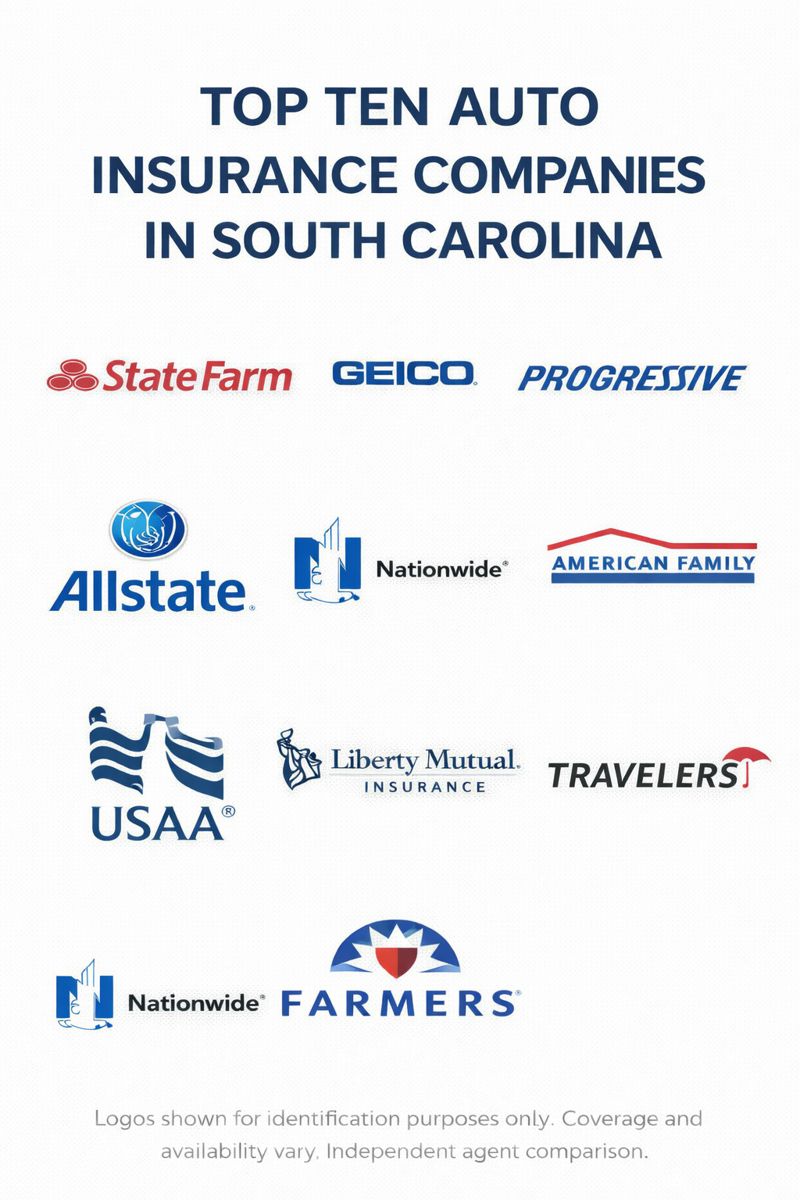 Top auto insurance companies in South Carolina comparison guide for 2026 with coverage and discounts checklist