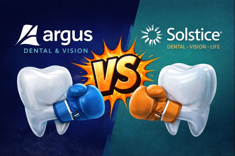 Argus vs Solstice dental comparison for 2026 showing plan types, networks, and cost considerations