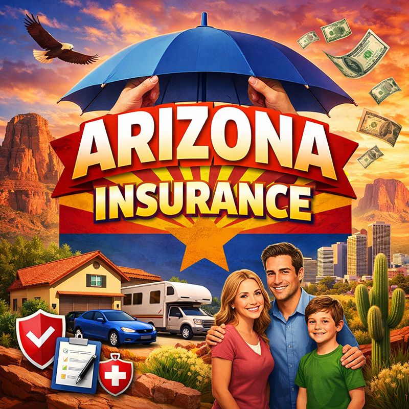 Arizona insurance comparison guide for 2026—auto, home, renters, business, and health coverage