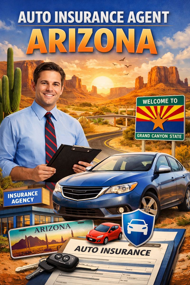 Arizona auto insurance agent helping drivers compare quotes, choose liability limits, and start a quote online for 2026