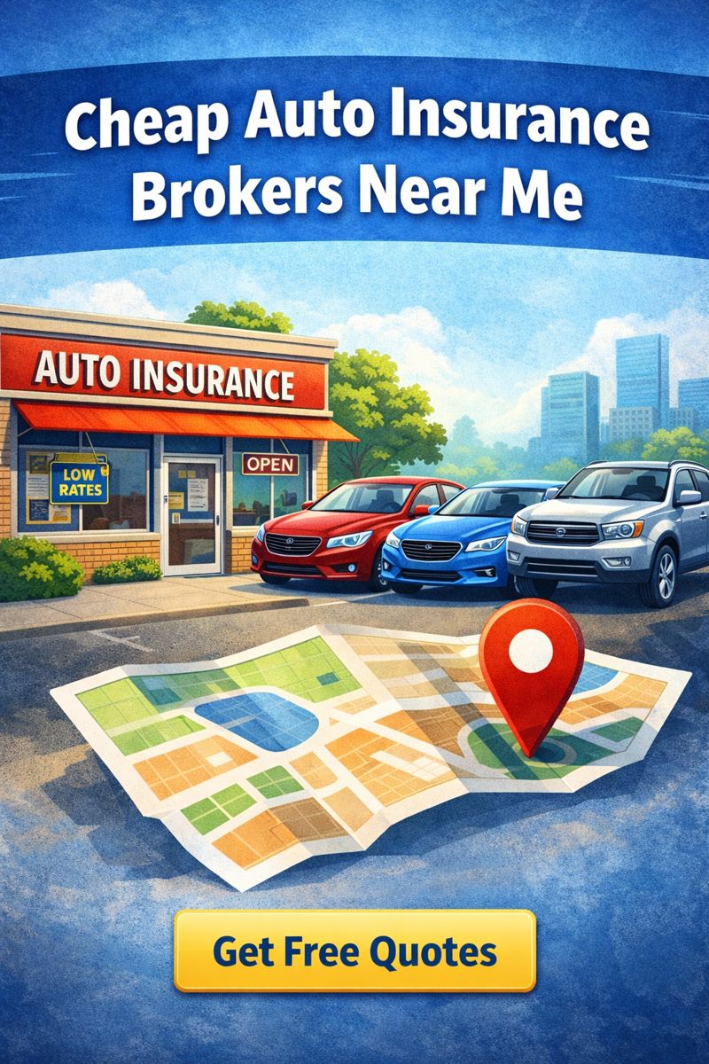 Cheap auto insurance brokers near me in 2026 showing how to compare quotes, match deductibles, and stack discounts