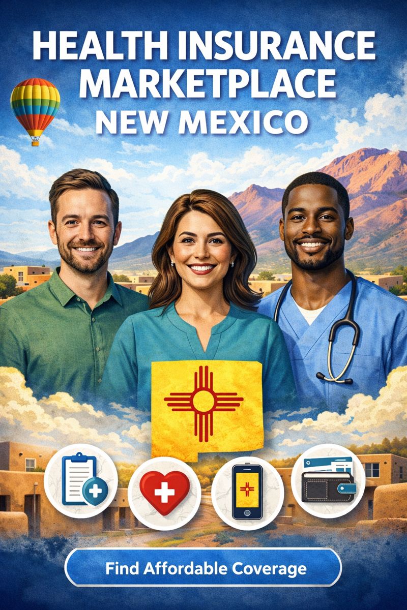 Health insurance marketplace options in New Mexico for 2026 with plan comparison and enrollment support