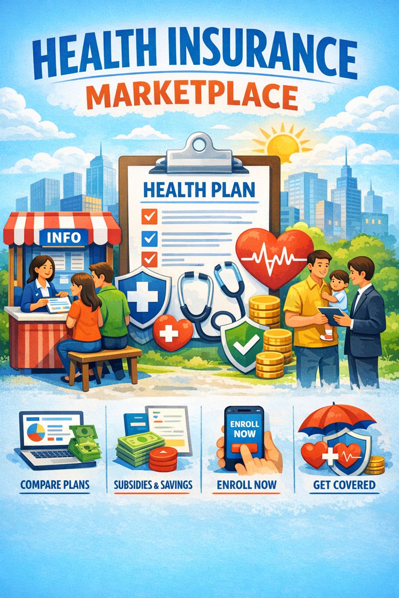 Health Insurance Marketplace for 2026—compare ACA plans, estimate subsidies, and enroll online with confidence