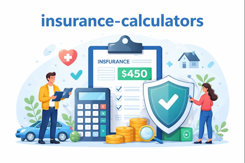 Insurance calculators for 2026 to estimate liability limits, deductibles, and coverage targets