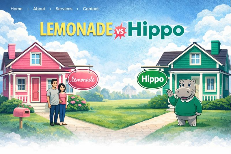 Lemonade vs Hippo home insurance comparison in 2026 with coverage add-ons, discounts, claims style, and a quick quote checklist