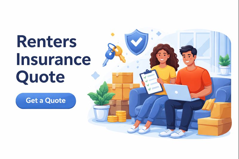 Renters insurance quote for 2026 showing coverage options for personal property, liability, and loss of use