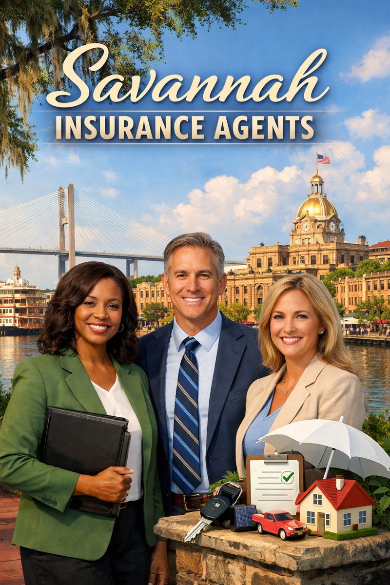 Savannah insurance agents helping Georgia families and small businesses compare auto, home, renters, life, and business coverage