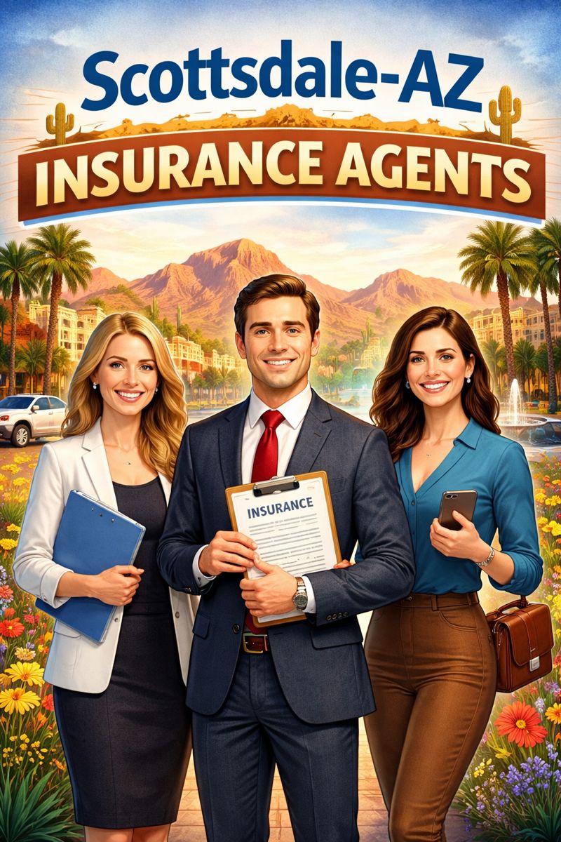 Scottsdale AZ insurance agents helping compare auto, home, renters, life, and business coverage in 2026