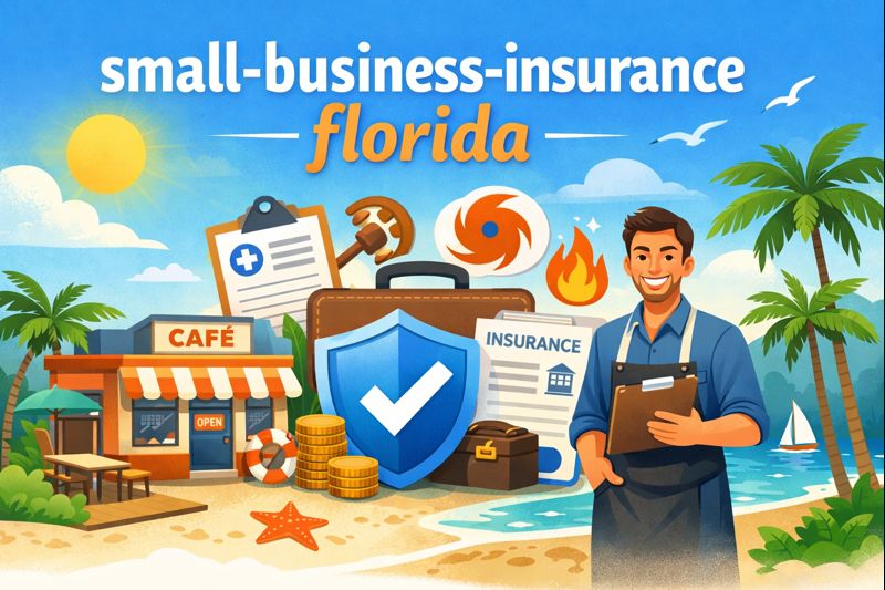 Florida small business owner reviewing insurance options for 2026 including general liability, workers’ comp and COIs