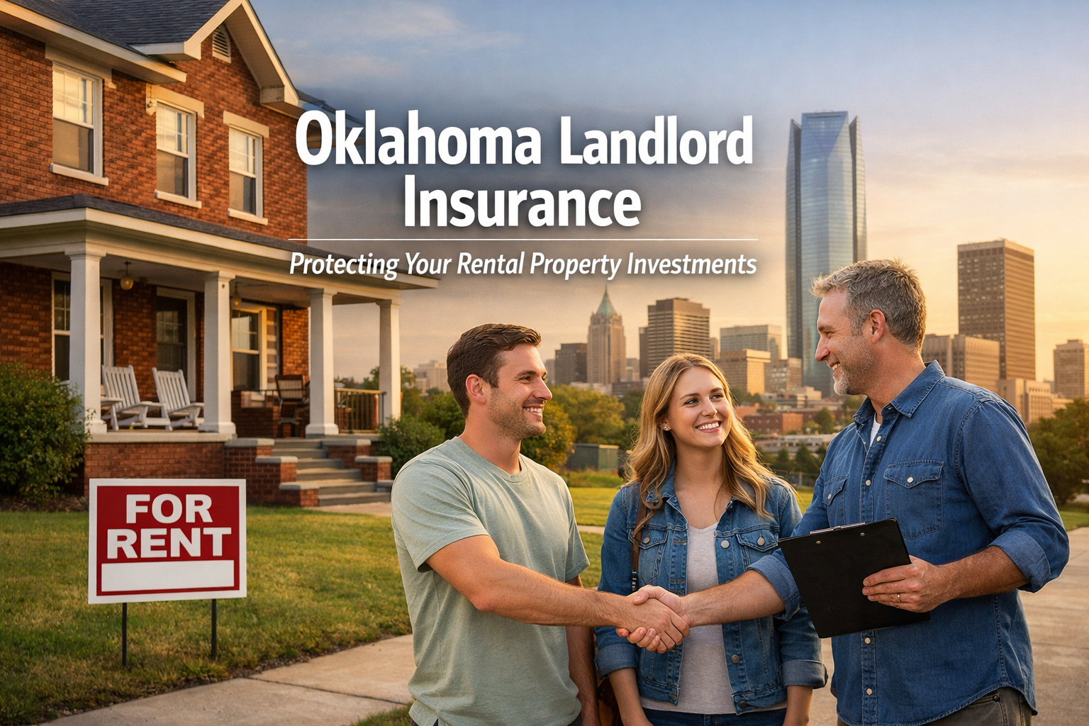 Oklahoma landlord insurance guide for 2026 comparing DP forms, storm deductibles, loss of rents, and rental property protections
