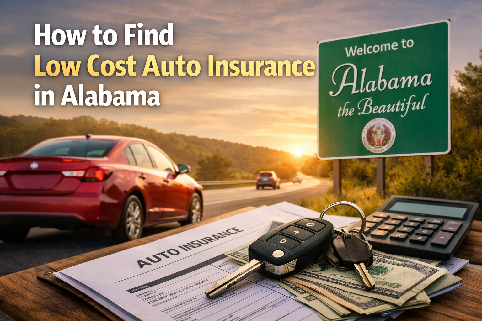 How to find low-cost auto insurance in Alabama