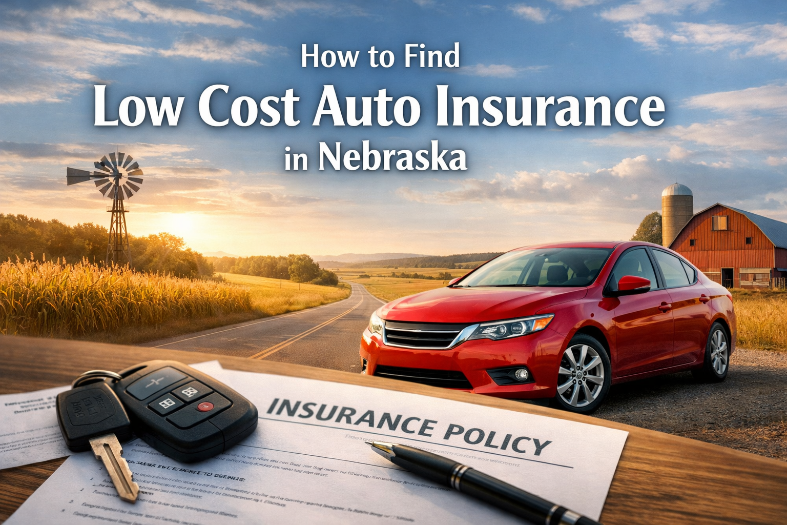 How to find low-cost auto insurance in Nebraska