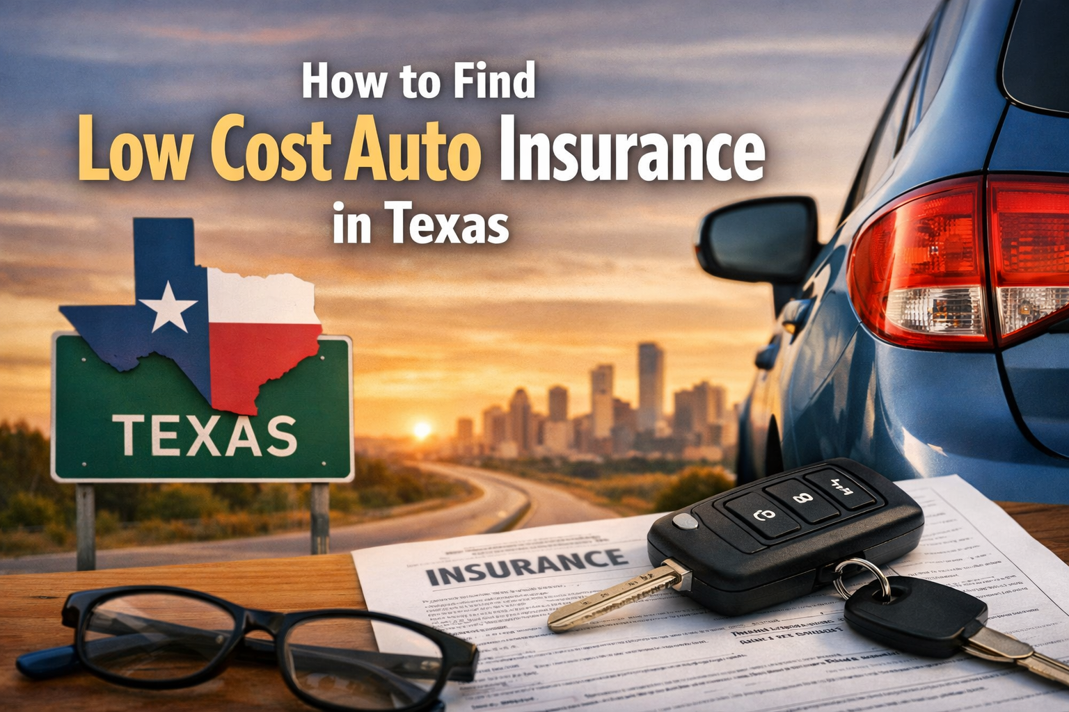 How to find low-cost auto insurance in Texas