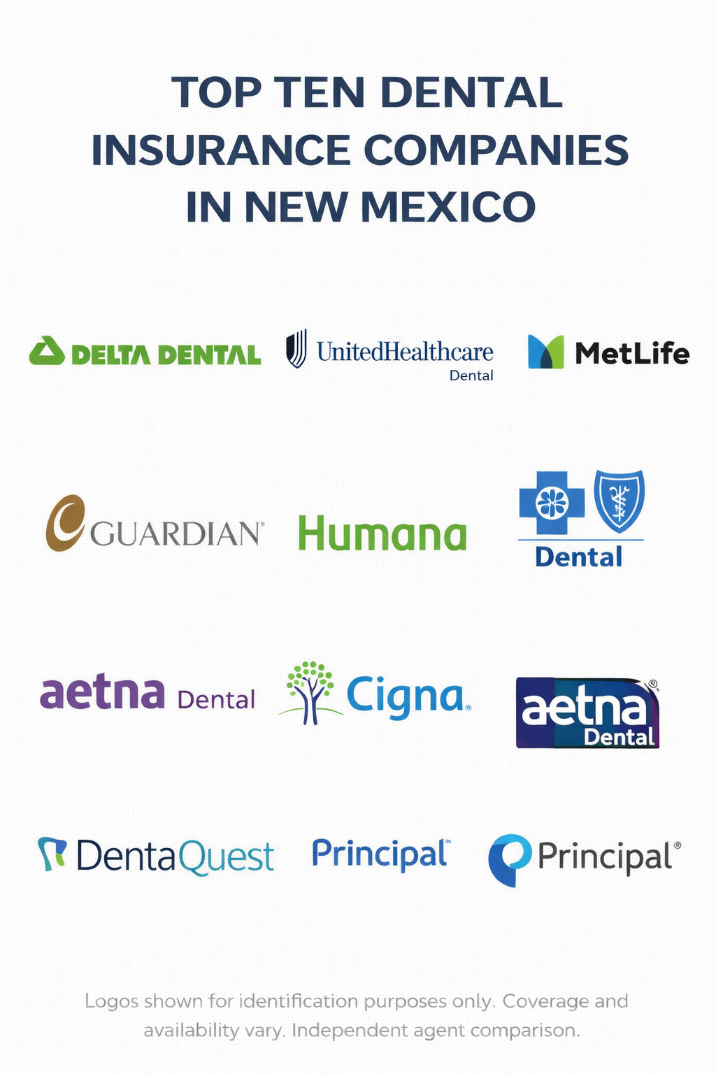 Top dental insurance companies in New Mexico for 2026 with a side-by-side plan comparison overview
