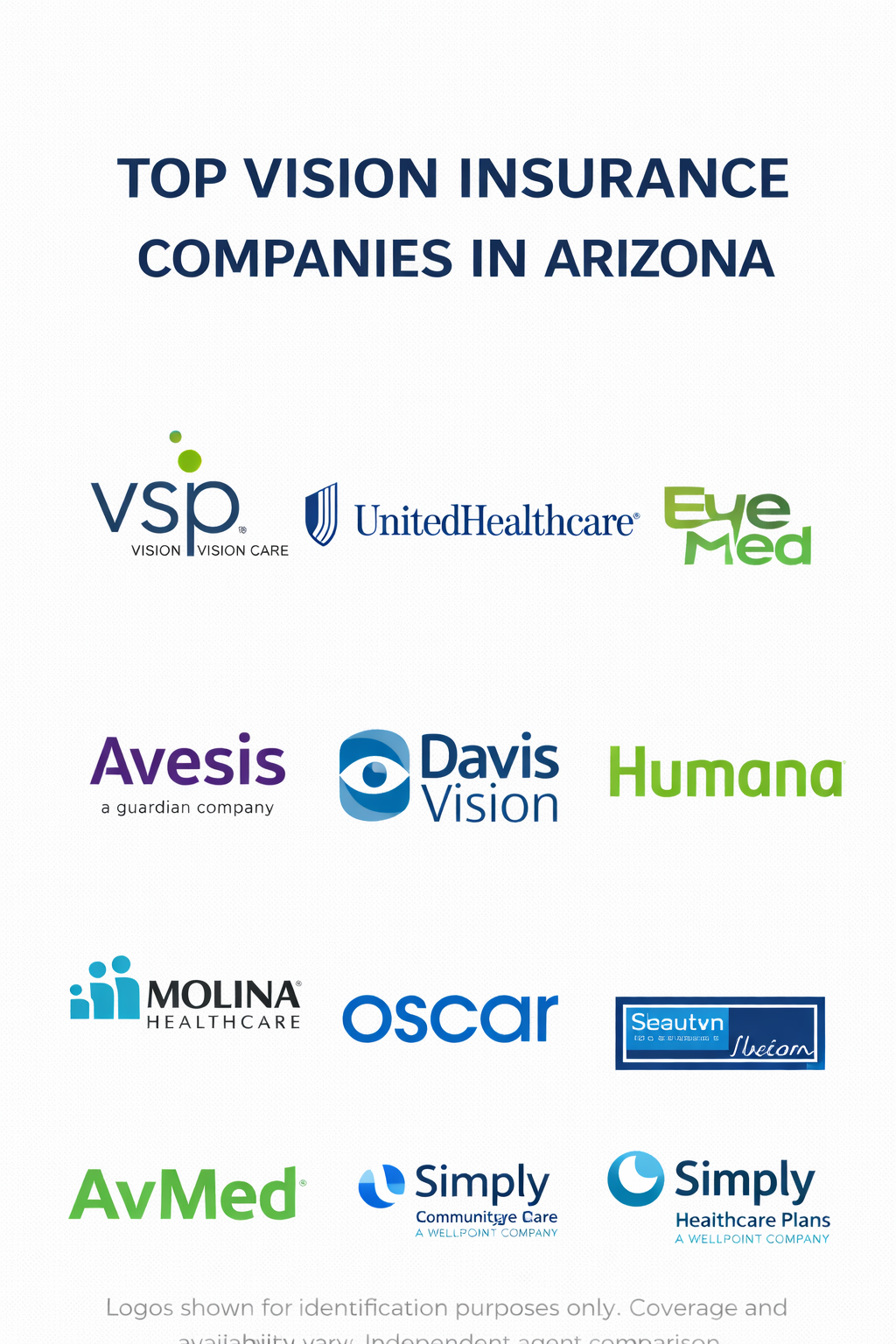 Vision insurance companies in Arizona for 2026 with a side-by-side comparison of networks, allowances, and eyewear upgrade costs