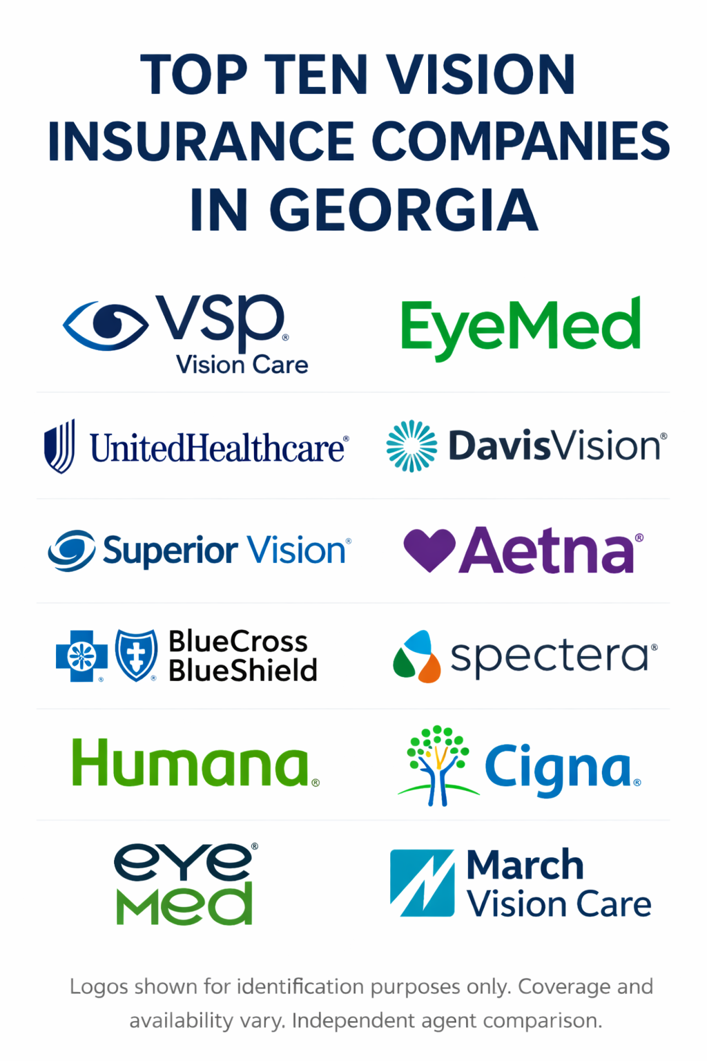 Premium Vision Insurance Vision insurance companies in Georgia - Best 2026