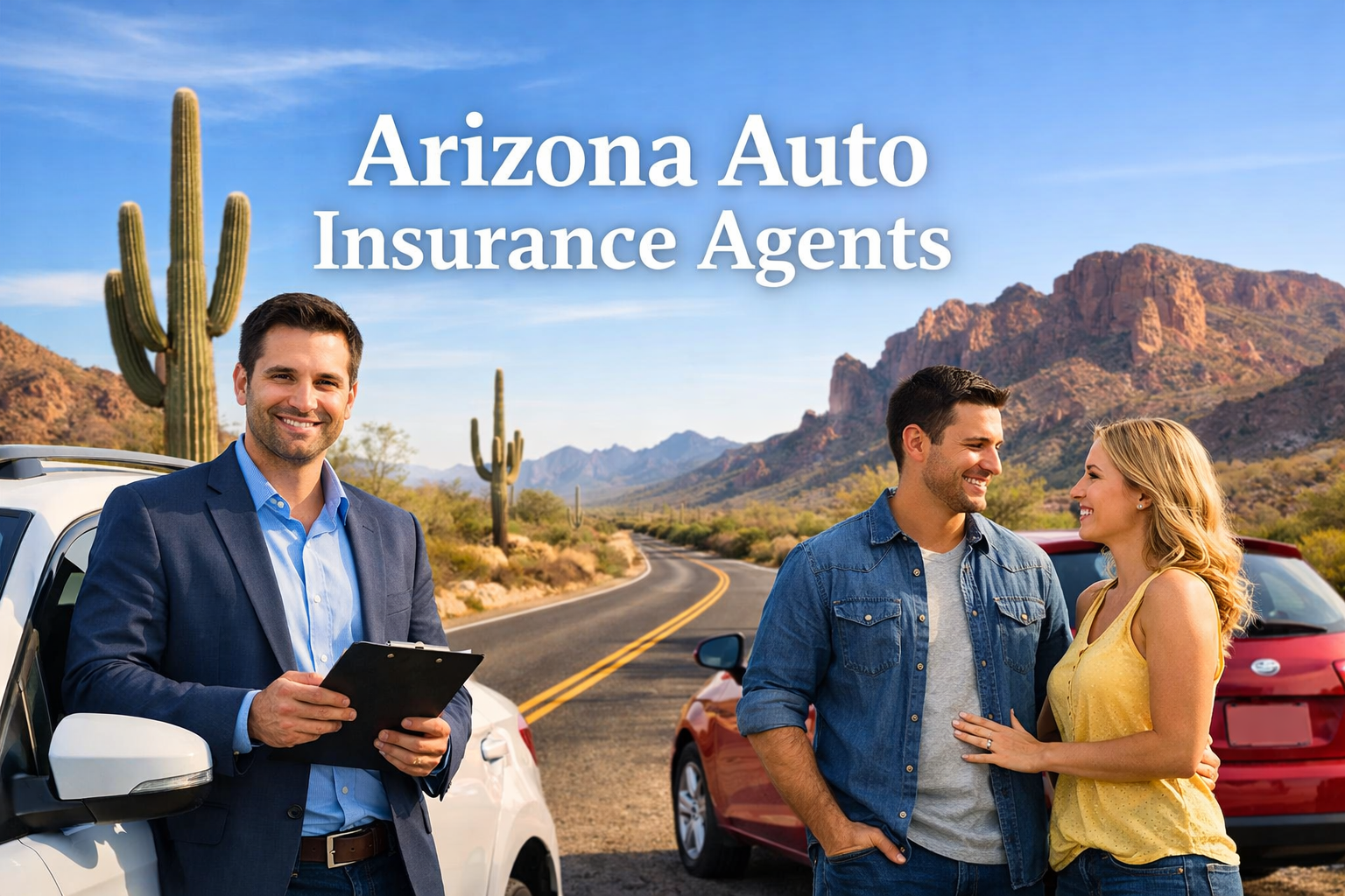 Arizona auto insurance agents helping drivers compare coverage and quotes in 2026