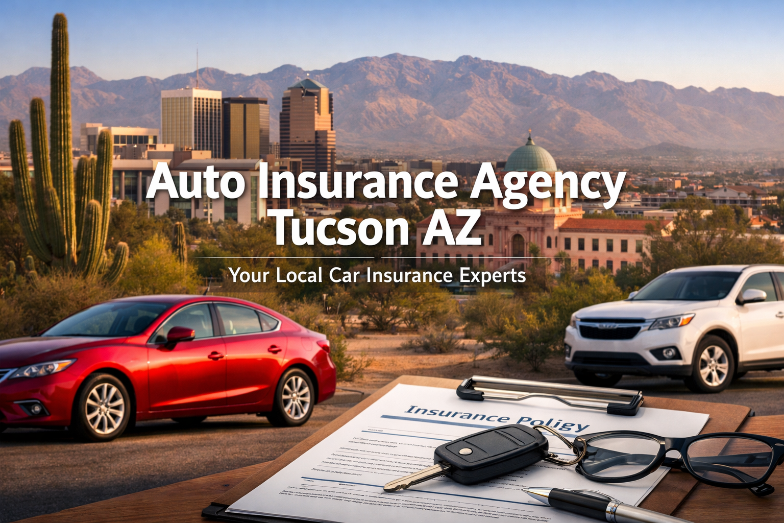 Auto insurance agency in Tucson Arizona helping drivers compare car insurance in 2026