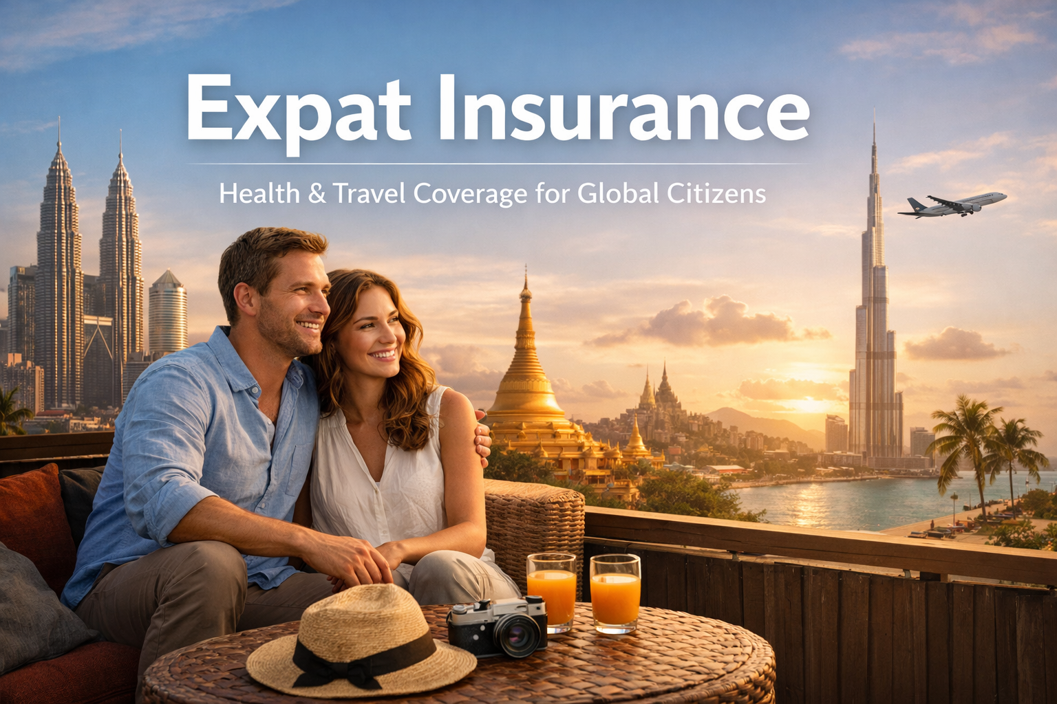 Expat insurance comparison for 2026 showing long-term global medical coverage, worldwide care access, and plan options for people living abroad