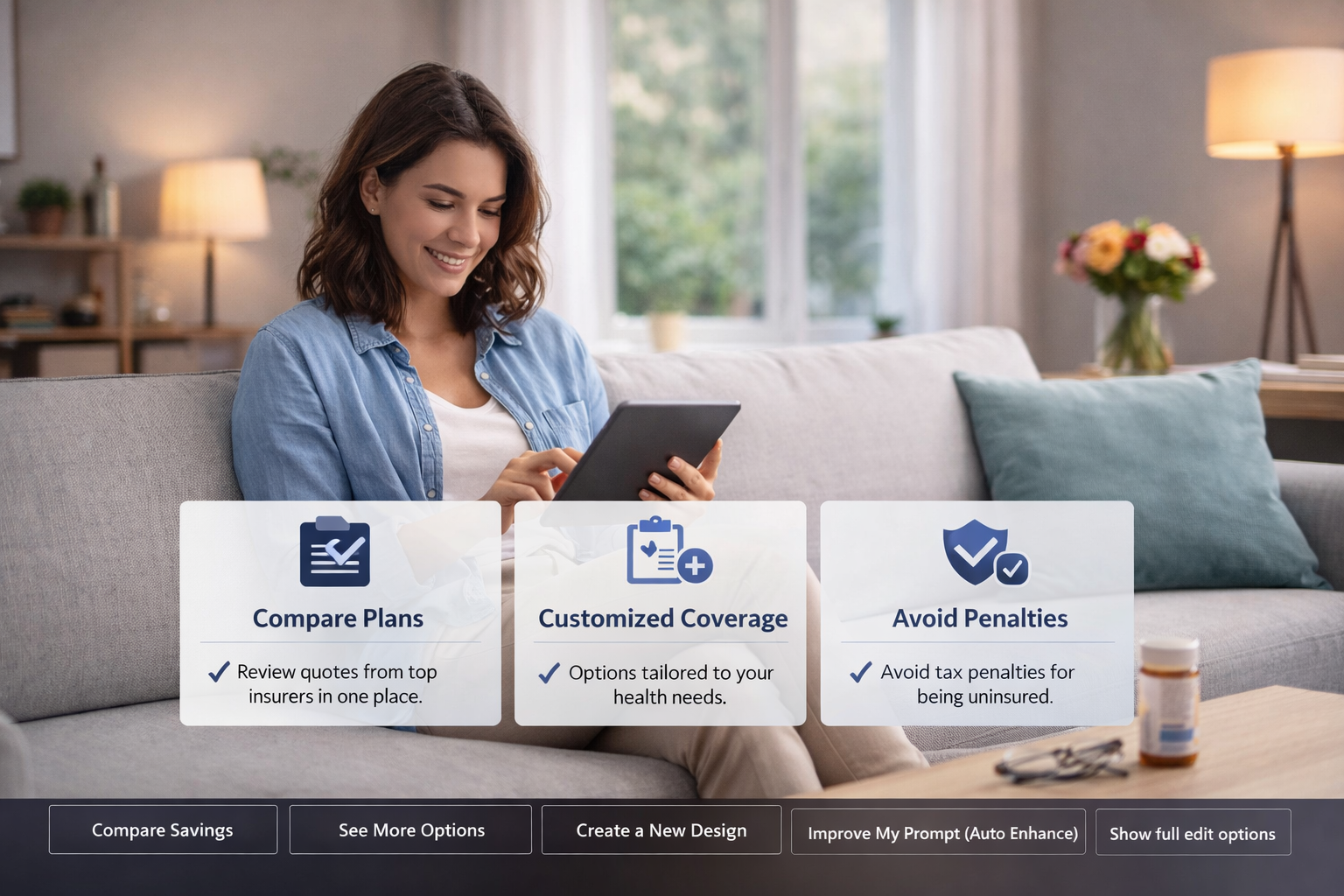 Individual health insurance comparison for 2026 showing Marketplace plans, subsidies, networks, and total cost review