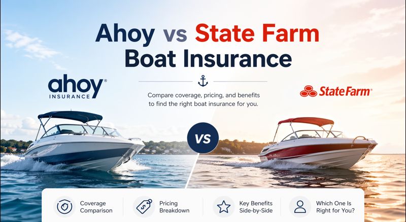 Ahoy vs State Farm boat insurance comparison for 2026 with coverage checklist and boat quote guidance