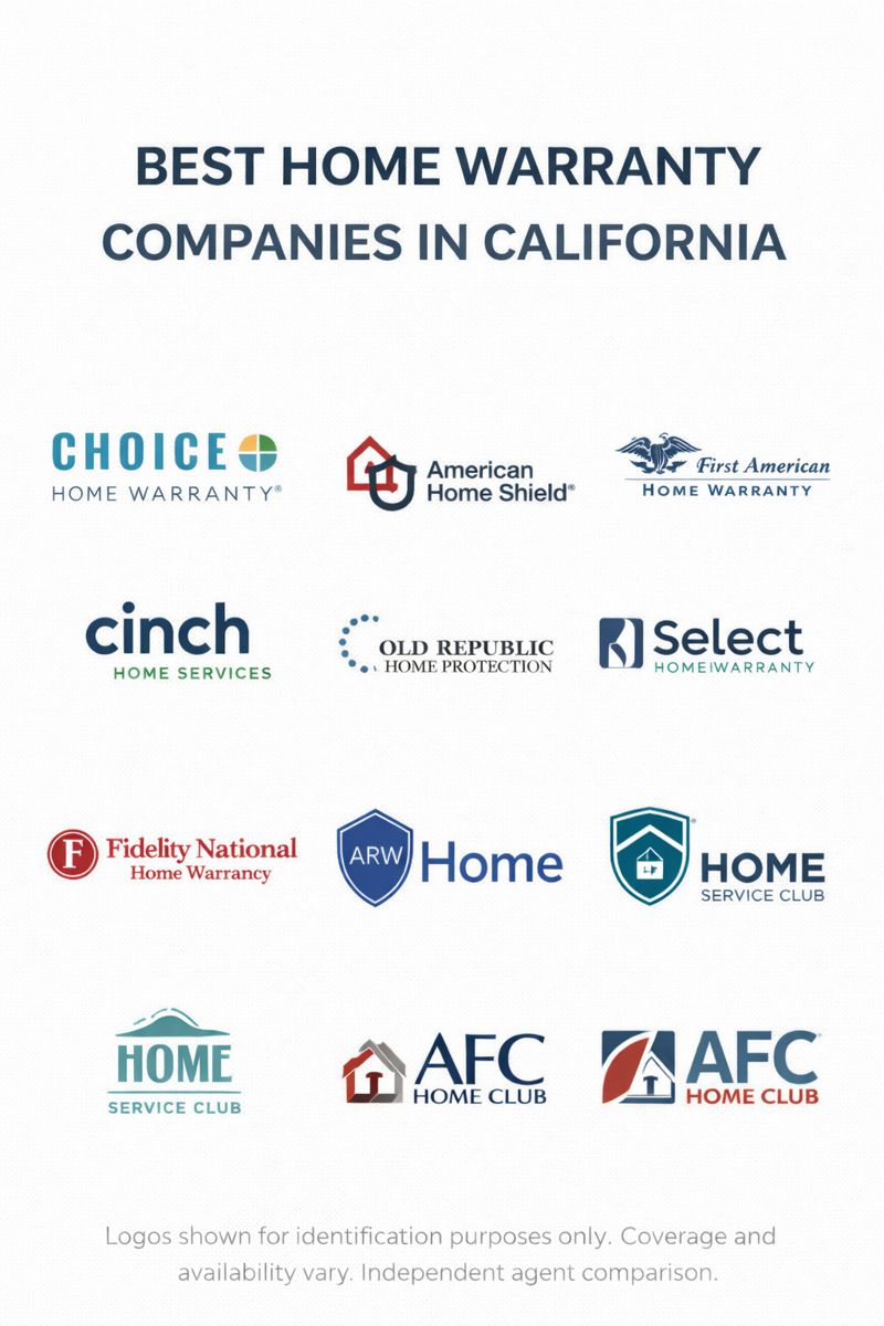 Best home warranty companies in California for 2026 with side-by-side comparison of plans, service fees, waiting periods, and contract fit