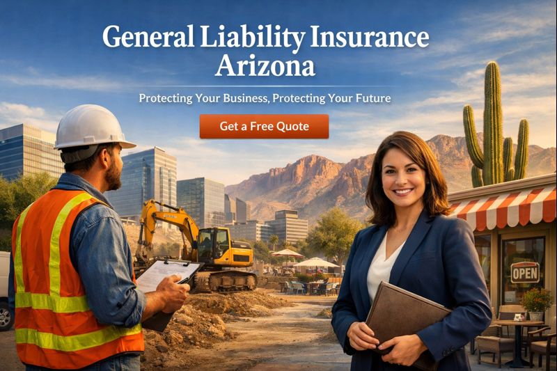 General liability insurance in Arizona for small businesses with contract-ready certificate options and coverage comparisons for 2026