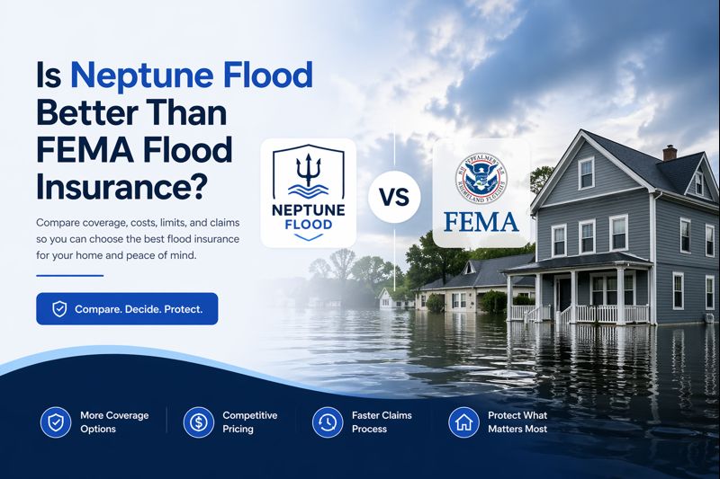 Is Neptune Flood better than FEMA flood insurance comparison for homeowners reviewing private flood coverage in 2026