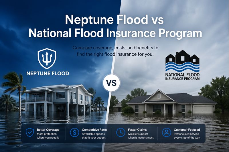 Neptune Flood versus National Flood Insurance Program comparison for 2026 with private flood insurance quote guidance