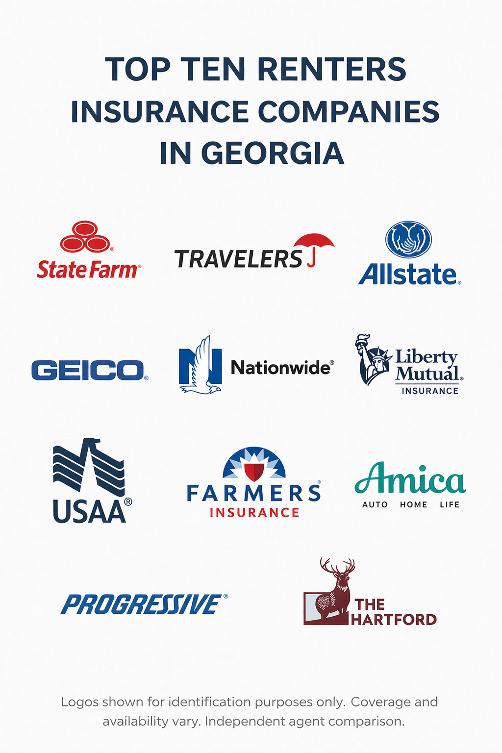 Renters insurance companies in Georgia for 2026 with coverage comparison, liability limits, deductibles, and quote options