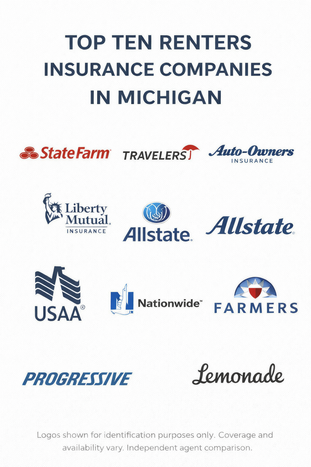 Renters insurance companies in Michigan for 2026 with comparison of coverage, liability limits, deductibles, and quote options