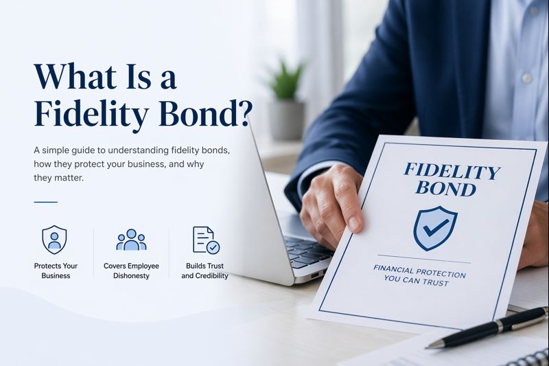 What is a fidelity bond in 2026 with employee dishonesty coverage, ERISA bond rules, and common fidelity bond types