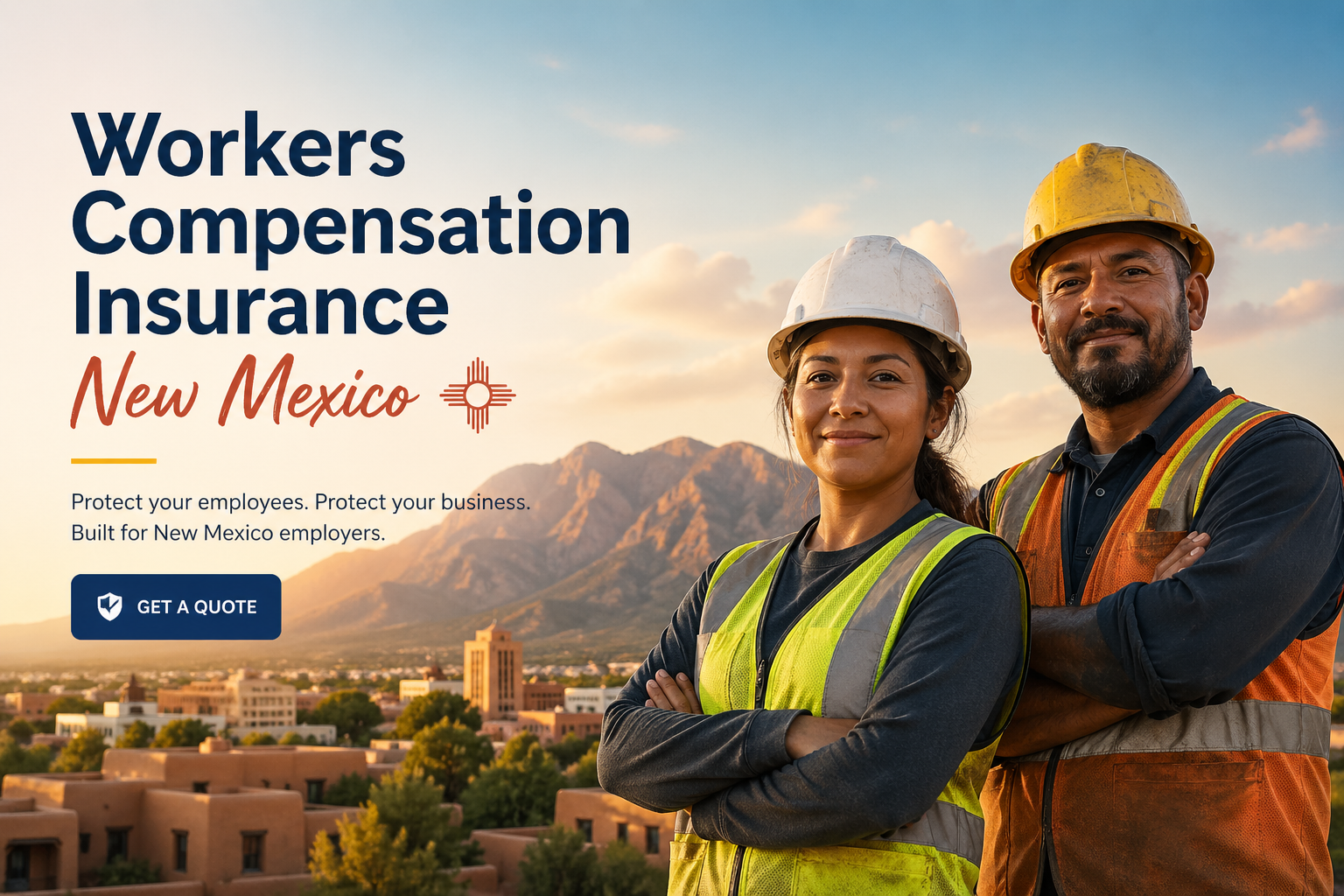 Workers compensation insurance in New Mexico for contractors, restaurants, healthcare teams, offices, retailers, and local employers