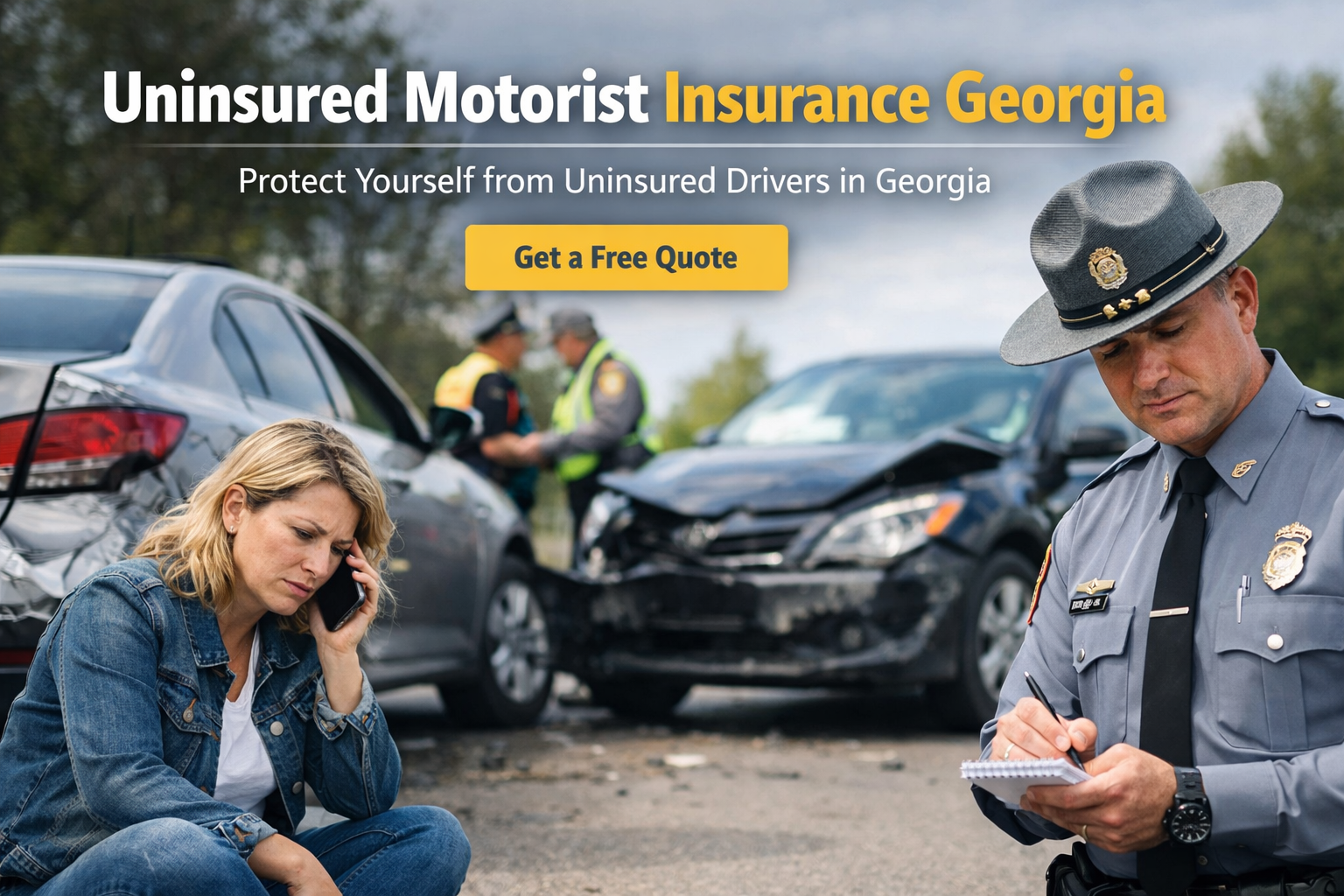Uninsured motorist insurance in Georgia for 2026 with UM coverage options, limit choices, and online quote comparison