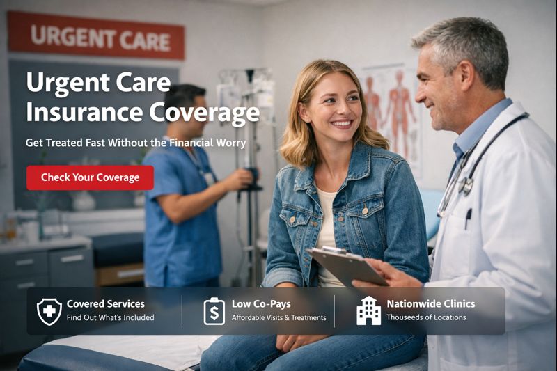 Urgent care insurance coverage comparison for 2026 showing ACA plans, short-term options, copays, deductibles, and ER differences