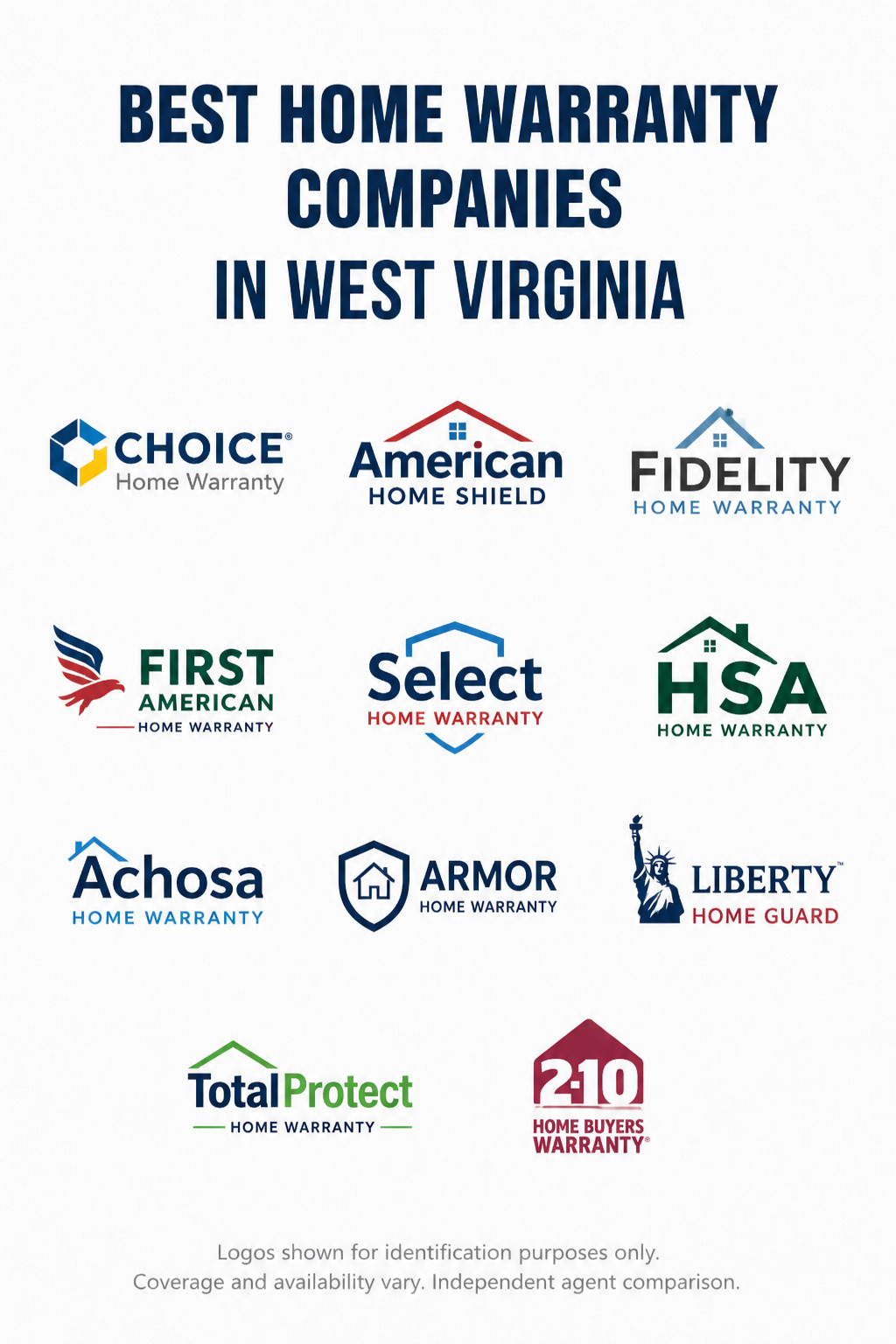 Best home warranty companies in West Virginia for 2026 with comparison of HVAC, plumbing, appliances, service fees, and repair protection