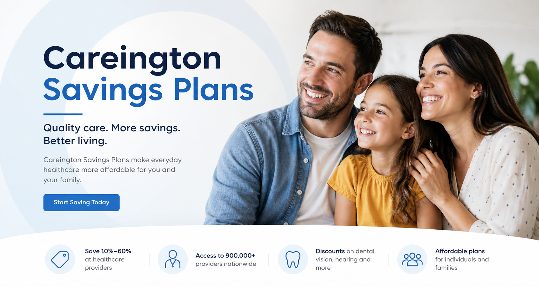 Careington savings plans for 2026 comparing dental discount plans, provider networks, savings, and dental insurance alternatives