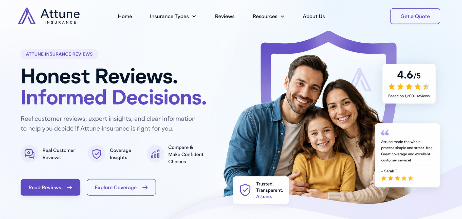 Attune Insurance Reviews
