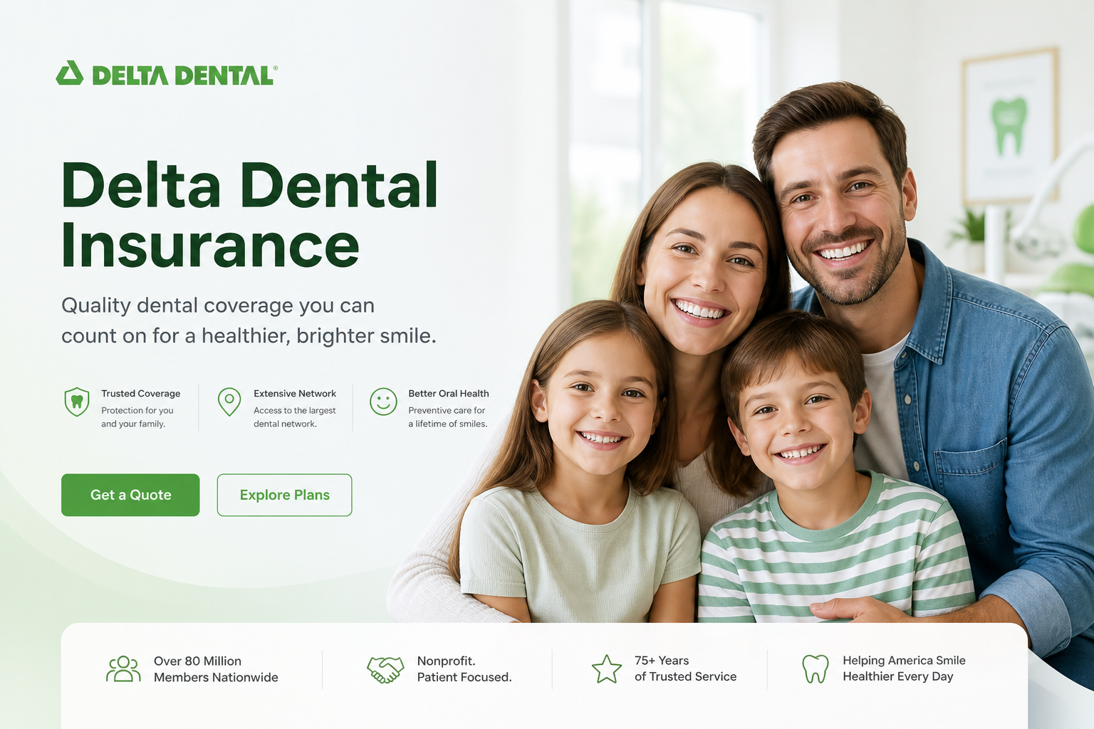 Delta Dental insurance comparison for 2026 with dental coverage, savings plans, networks, and online enrollment options
