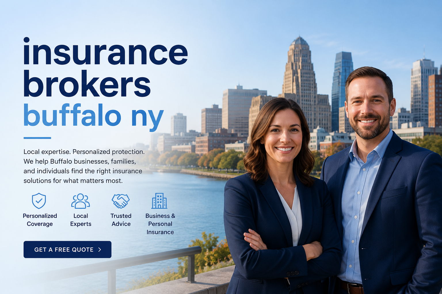 Insurance brokers in Buffalo NY helping families and business owners compare auto, home, business, life, and health insurance