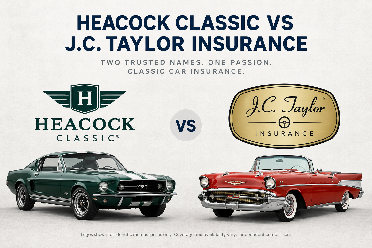 Heacock Classic vs. J.C. Taylor classic car insurance